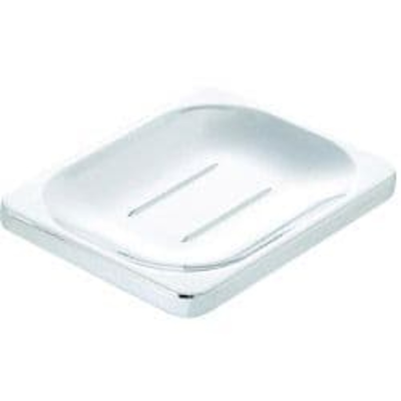 Croydex Sutton Soap Dish – 24 x 100 x 80mm