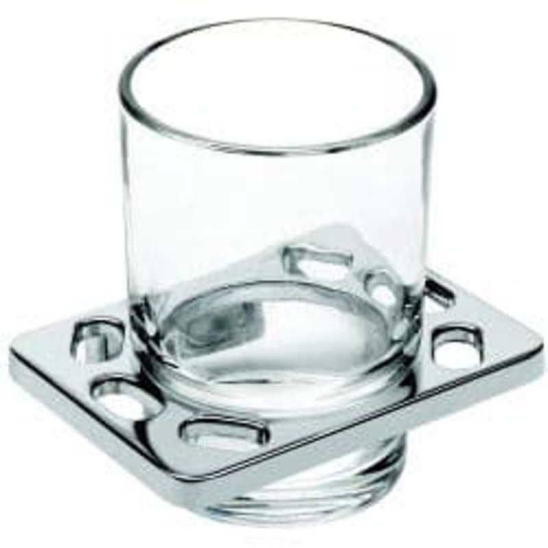 Croydex Sutton Tumbler Holder – 95 x 100 x 80mm
