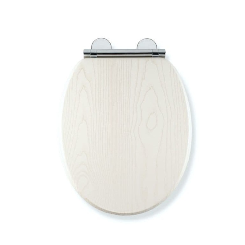 Croydex White Oak Flexi Fix Toilet Seat – Soft Close Quick Release