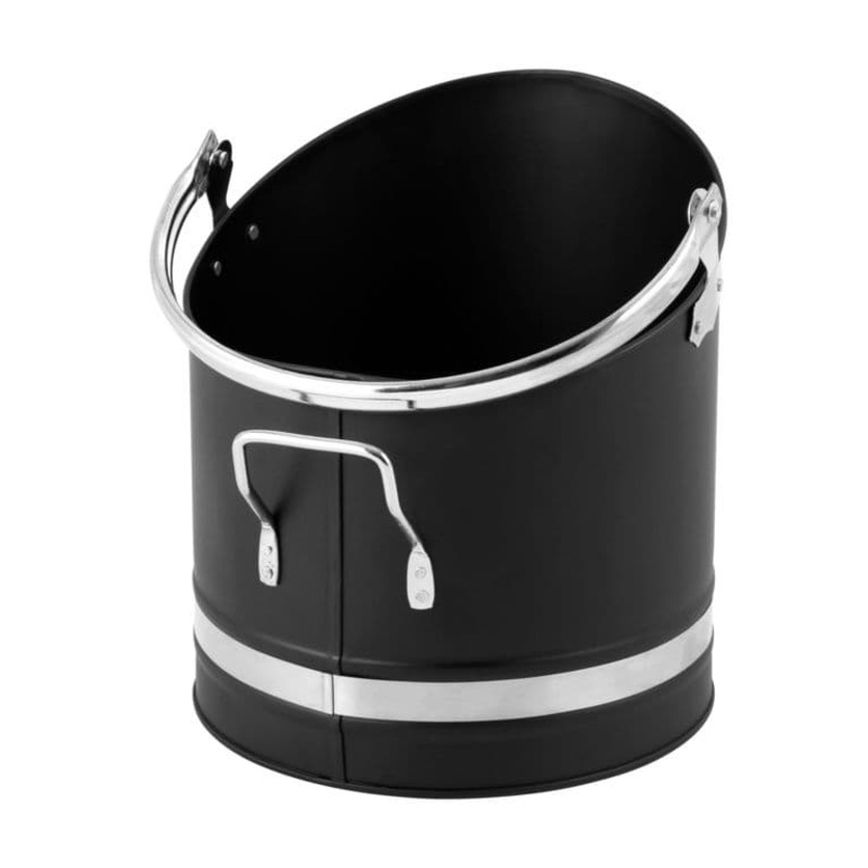 Hearth & Home Metal Coal Hod With Chrome Handles