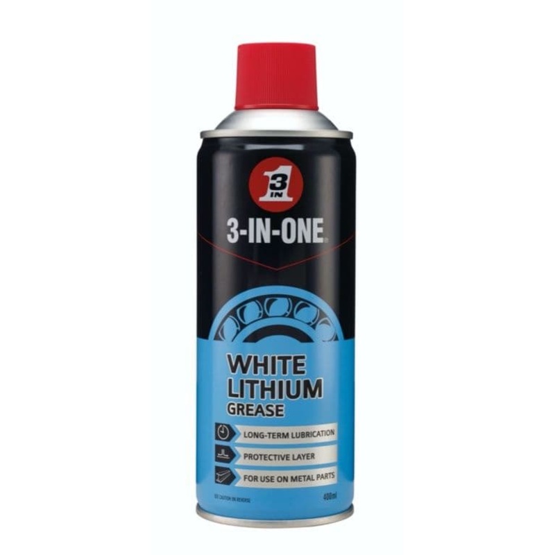 3-IN-ONE White Lithium Grease – 400ml
