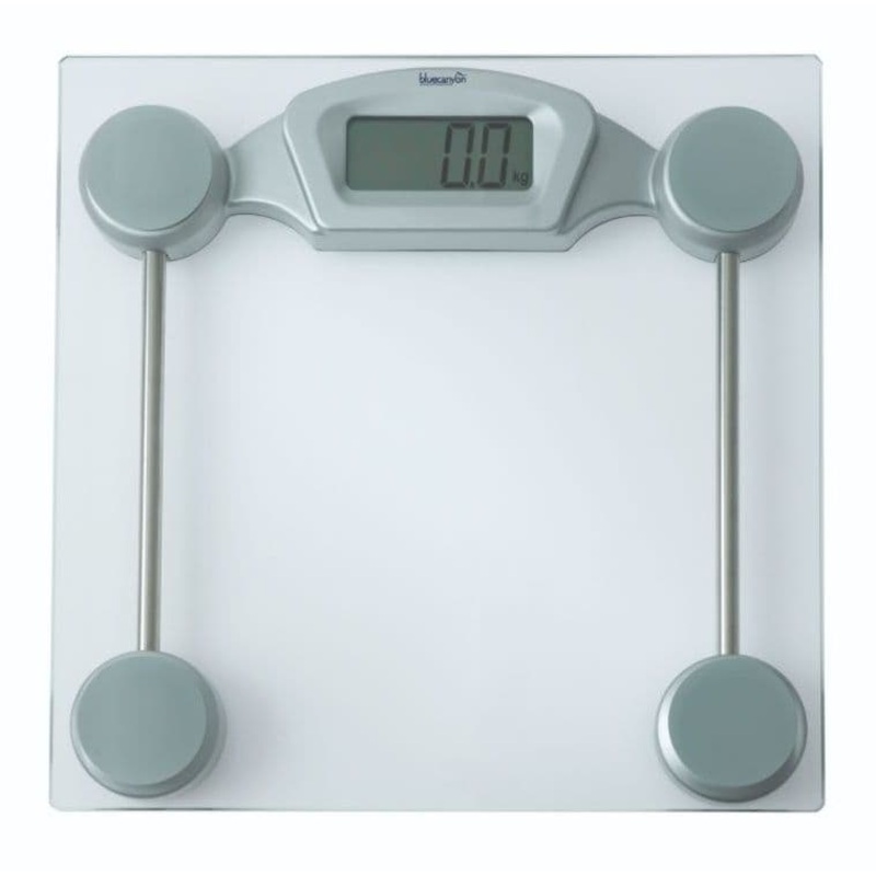 Blue Canyon Glass Digital Bathroom Scale – Black
