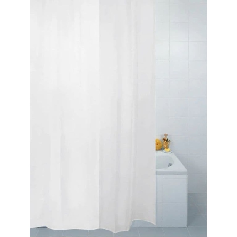 Blue Canyon Plain Shower Curtain – White 330