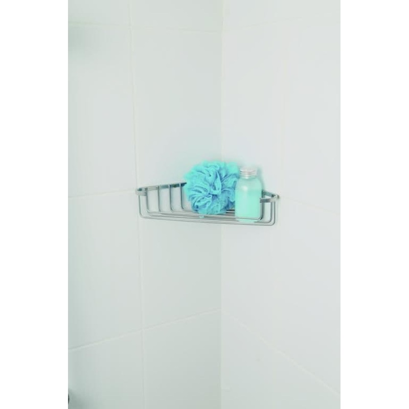 Croydex Corner Basket – Mild Steel