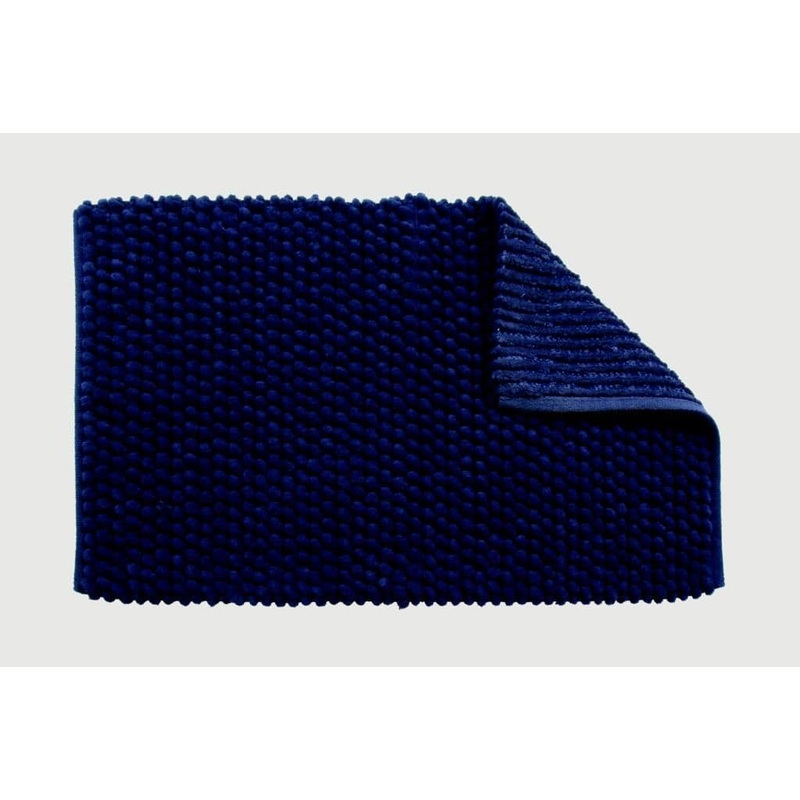 Croydex Navy Soft Cushioned Bath Mat – Textile Bath Mats/Navy