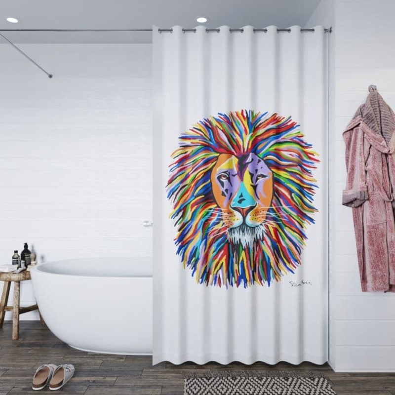 Steven Brown Lewis McZoo Shower Curtain – B80