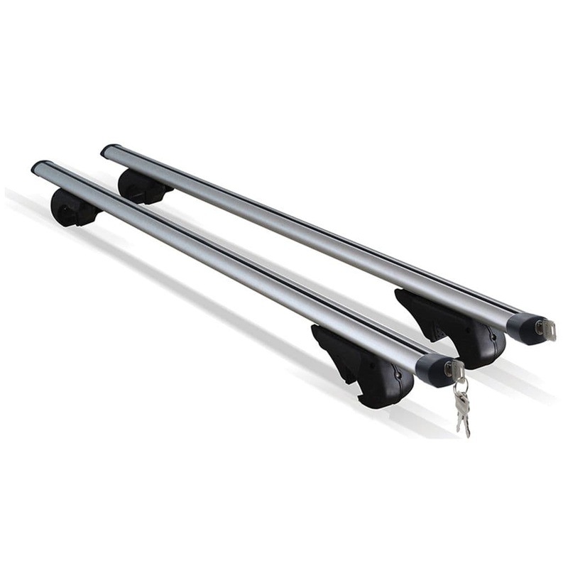 Streetwize Aluminium Locking Bars For Roof Rails – 135cm
