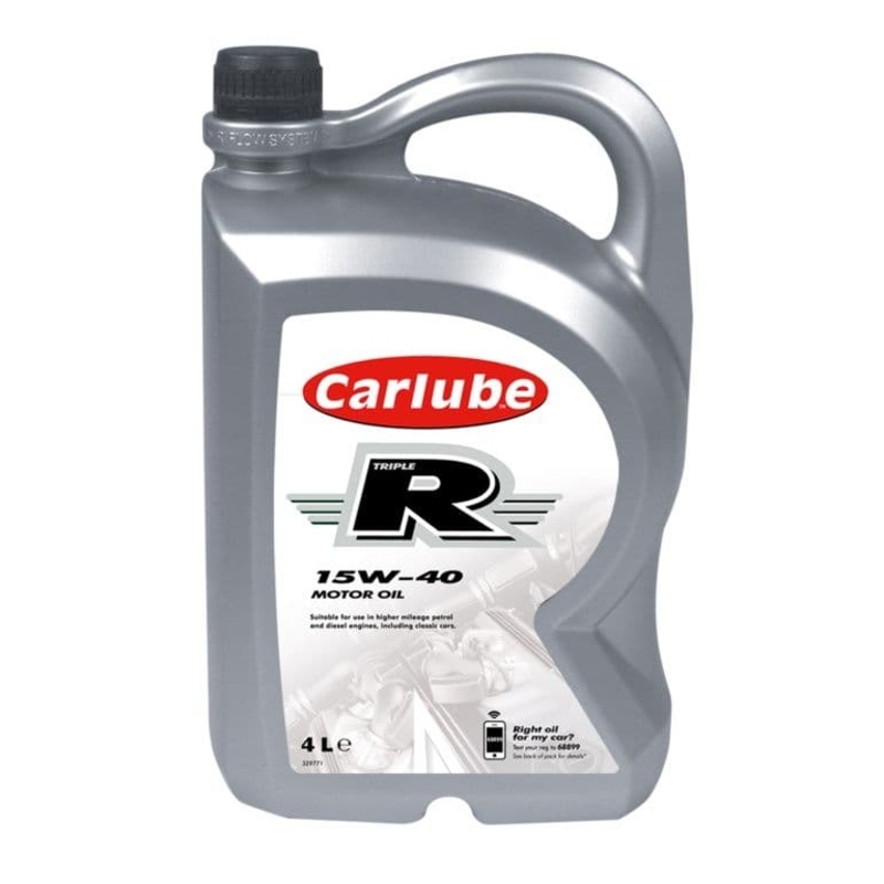 Carlube Triple R 15W-40 High Mile Mineral – 4L