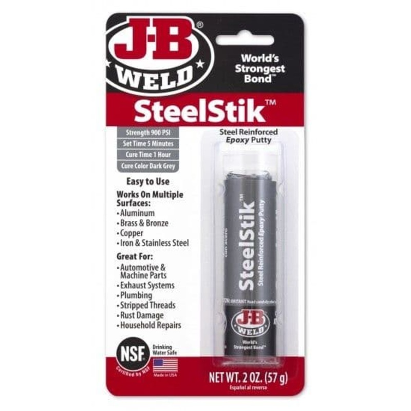 JB Weld SteelStik Epoxy Putty Stick – 57g