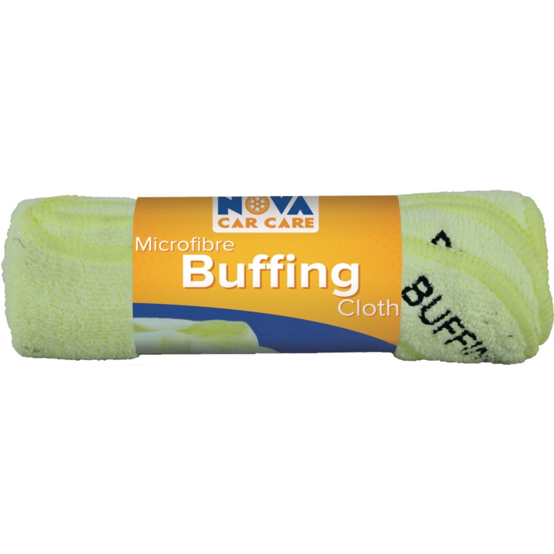 Nova Microfibre Buffing Cloth – Twin Pack