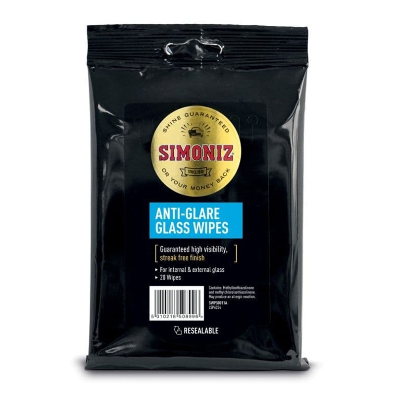 Simoniz Screenies Glass Wipes – Pack 20
