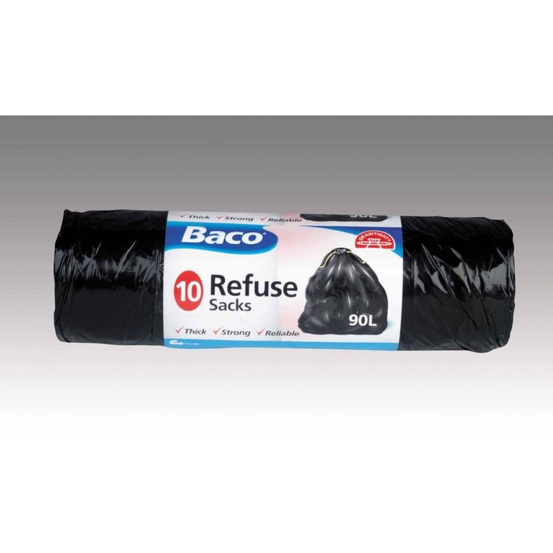Baco Draw Tie Refuse Bags 10’S – 90L