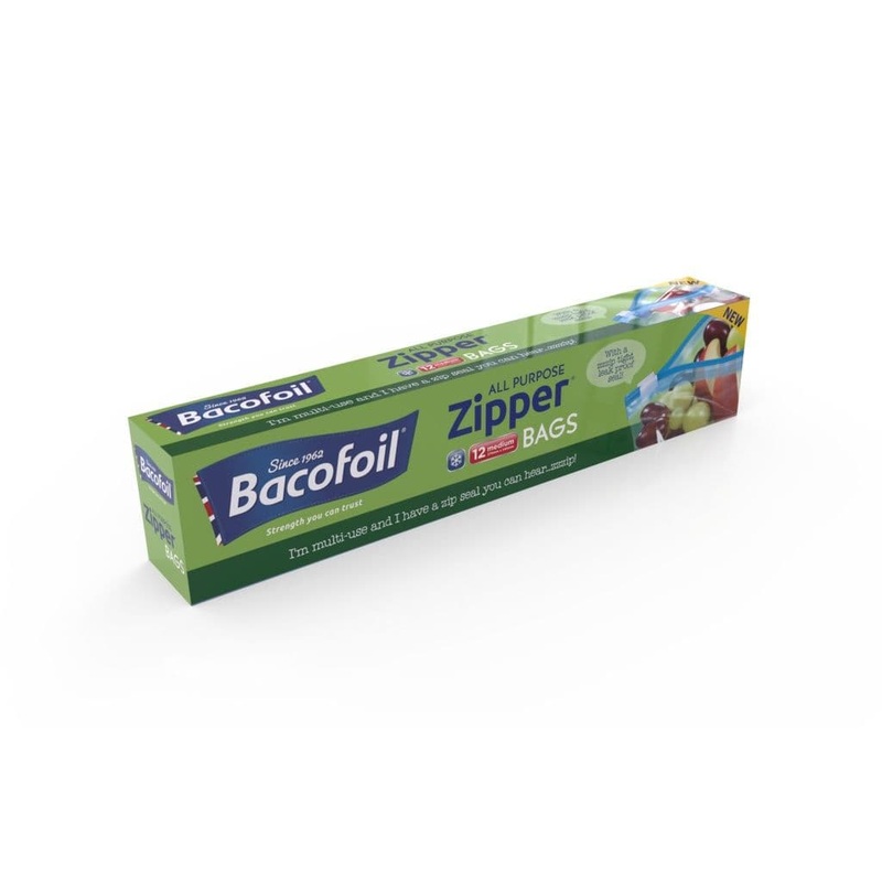 Bacofoil Zipper Bags – Medium Pack