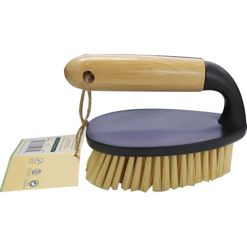 Groundsman Bamboo Scrubbing Brush – 12cm x 8cm