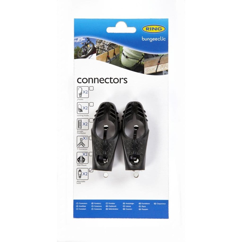 Ring Bungee Clic Adjustable Hooks – Twin Pack