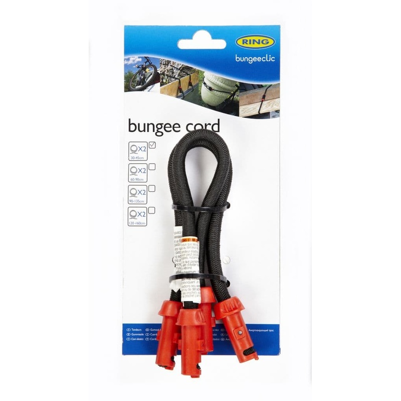 Ring Bungee Clic Cords Twin Pack – 30cm