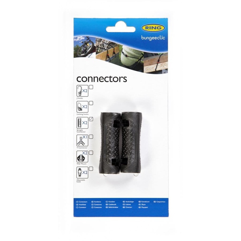 Ring Bungee Clic Straight Connectors – Twin Pack