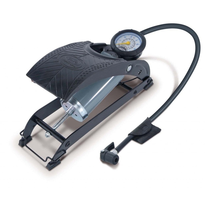 Ring Single Barrel Footpump