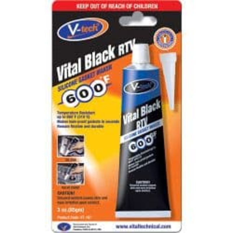 Streetwize V-Tech Gasket Makers – 85g – Vital Black RTV
