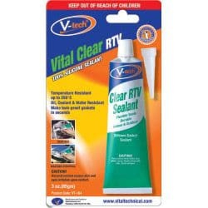 Streetwize V-Tech Gasket Makers – 85g – Vital Clear RTV