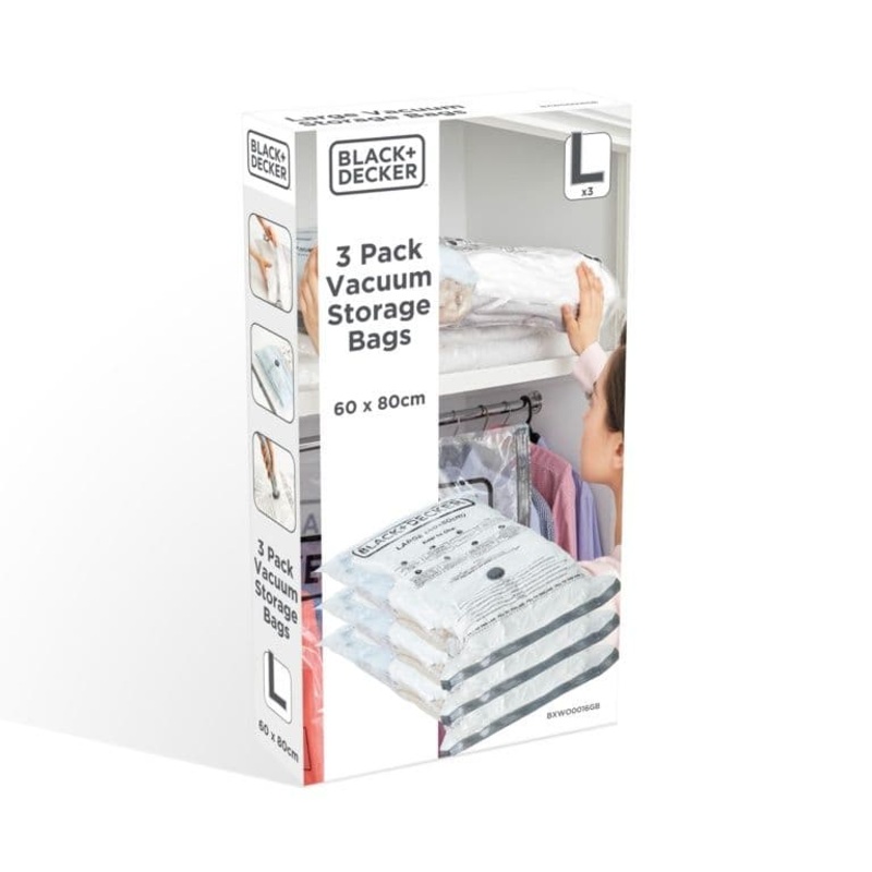 Black & Decker Vacuum Storage Bags – Large 3 Pack