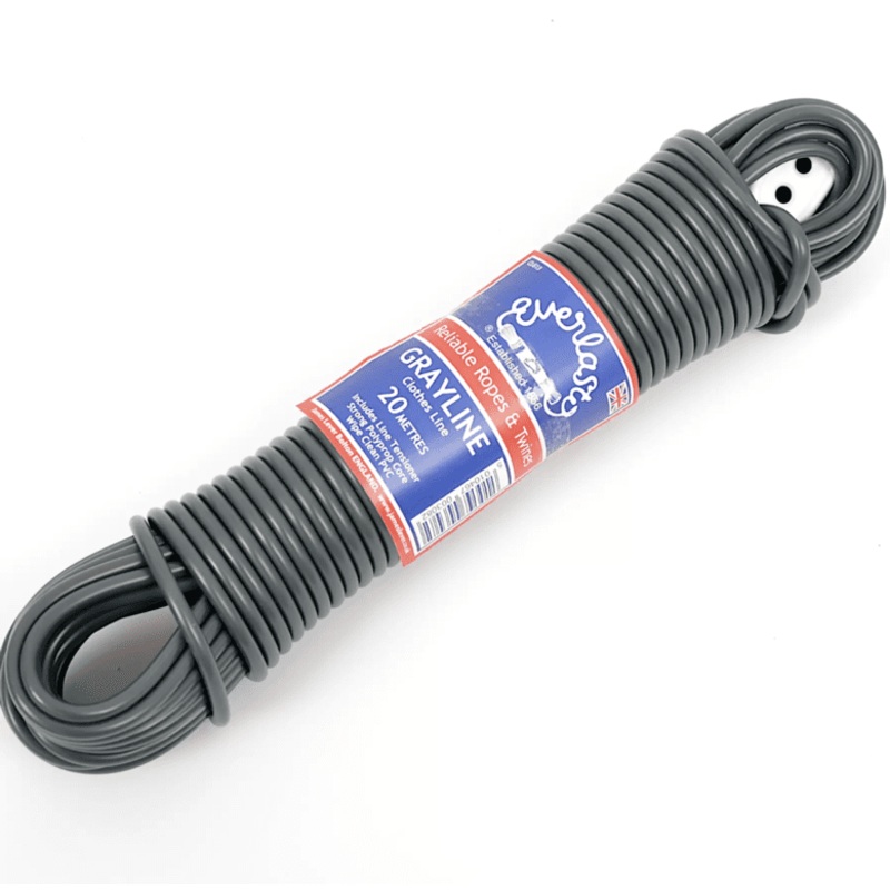 Everlasto Grayline PVC Clothes Line – 30m