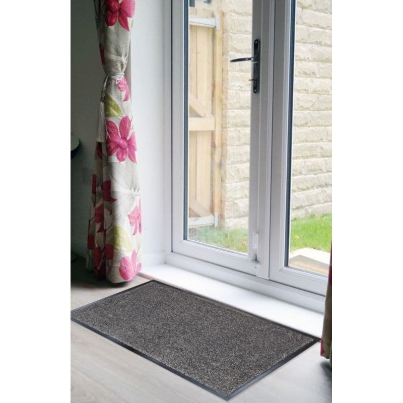 Groundsman Dirt Guard Absorbent Barrier Doormat 60 x 90cm – Light Grey