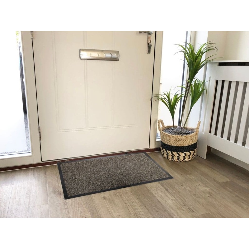 Groundsman Dirt Guard Cotton Barrier Doormat 50 x 80cm – Dark Brown