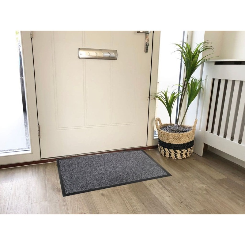 Groundsman Dirt Guard Cotton Barrier Doormat 50 x 80cm – Light Grey