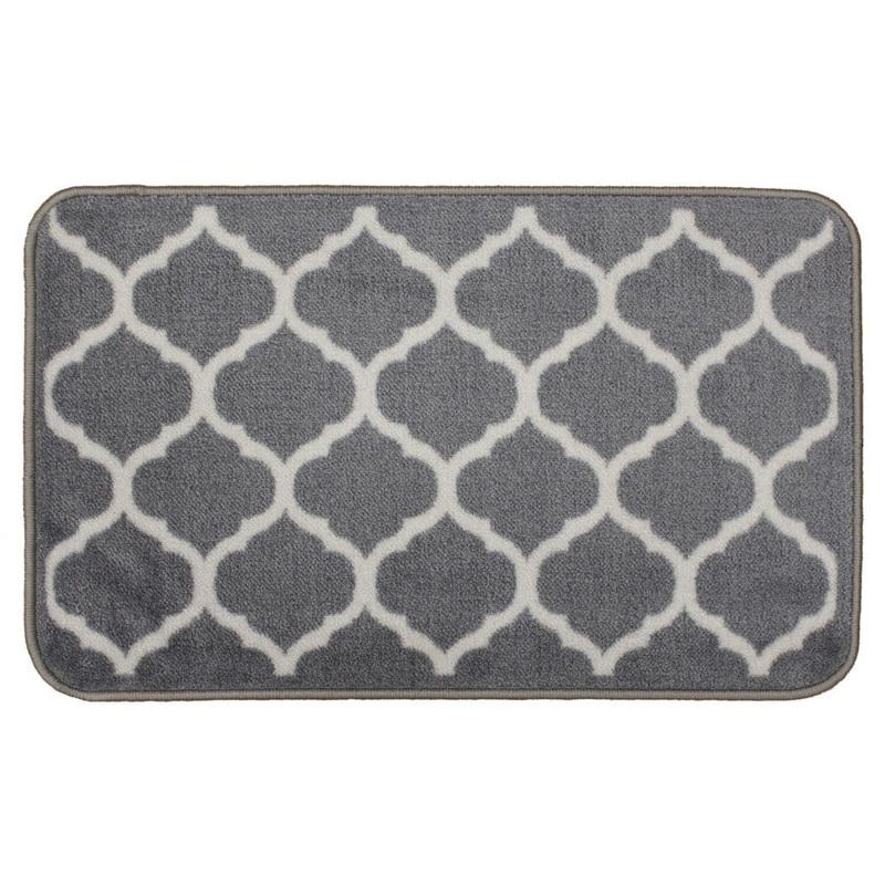 Groundsman Supersoft Washable Mat 50 x 75cm – Trellis Grey