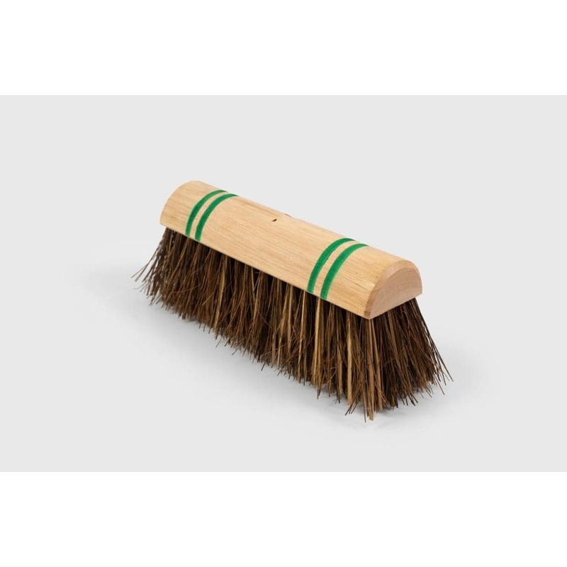 Hill Brush Broom – Domestic Bass Mix, Striped – 10.5 x 3