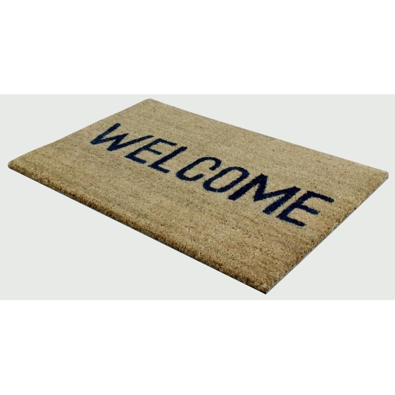 JVL Welcome Latex Coir Doormat
