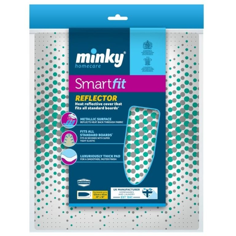 Minky Smartfit Ironing Board Cover – 125 x 45cm