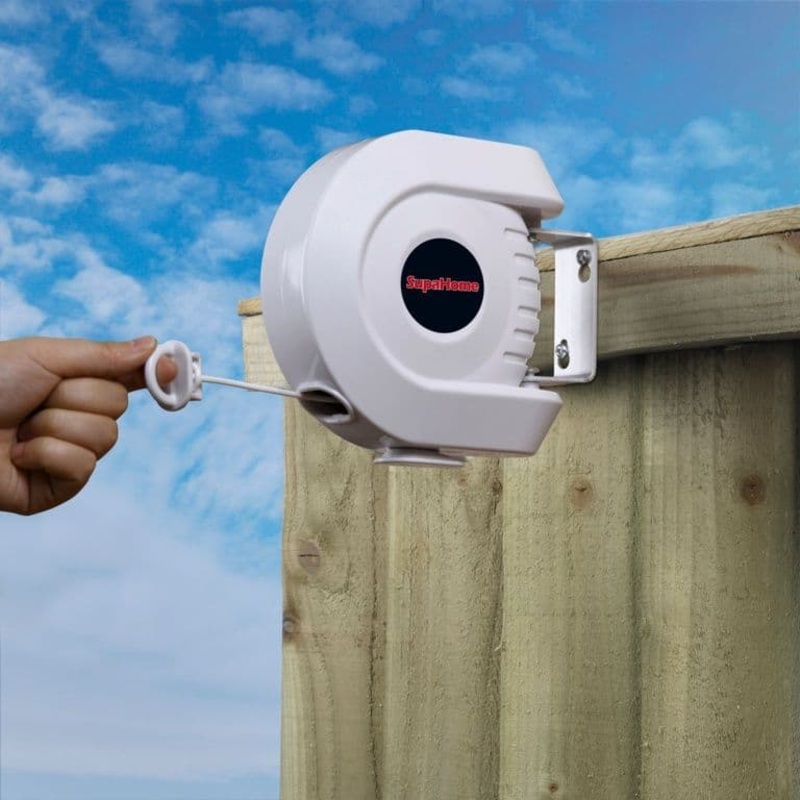 SupaHome Retractable Clothes Line – 15m