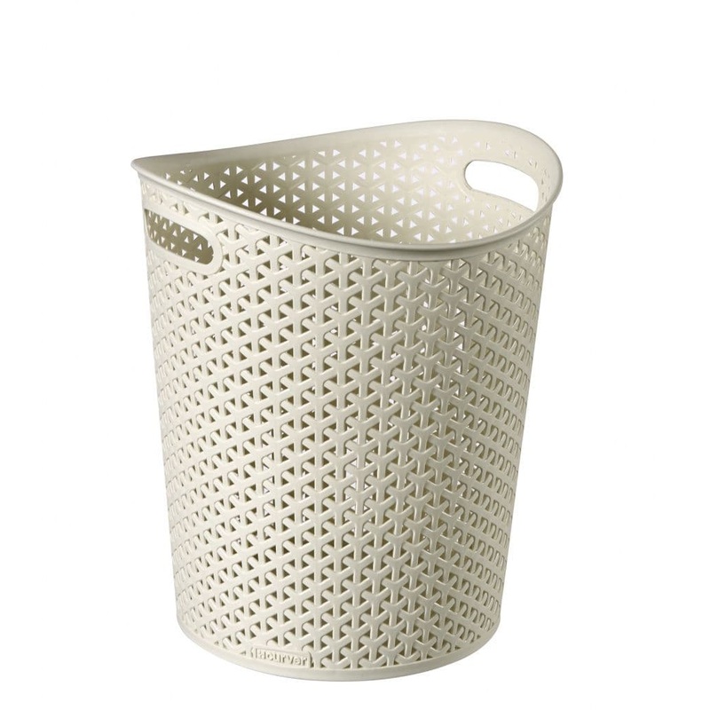Curver My Style Paper Bin Vintage White – 13L