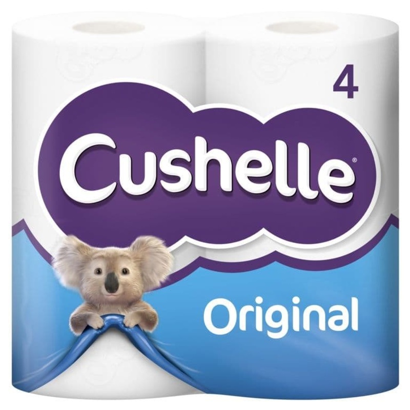 Cushelle Toilet Roll – Pack 4