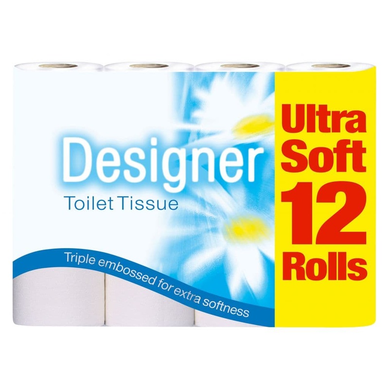 Designer Toilet Roll – Pack 12