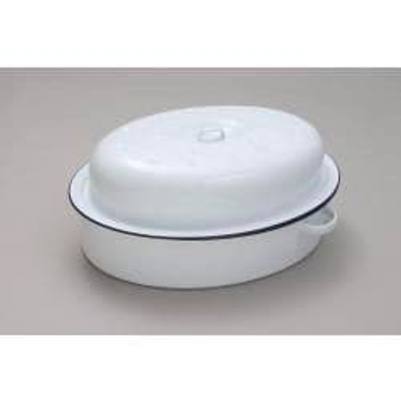 Falcon Falcon Oval Roaster – Traditional White – 26cm x 19cm x 13D