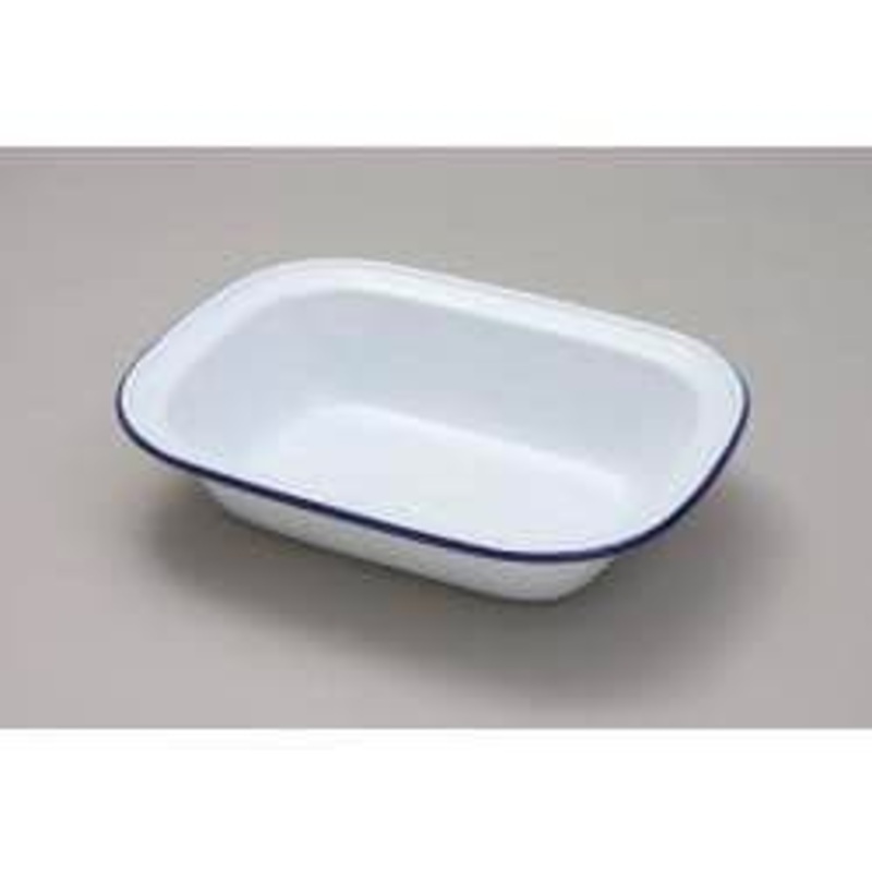 Falcon Pie Dish Oblong – Traditional White – 24cm x 18cm x 5.5D