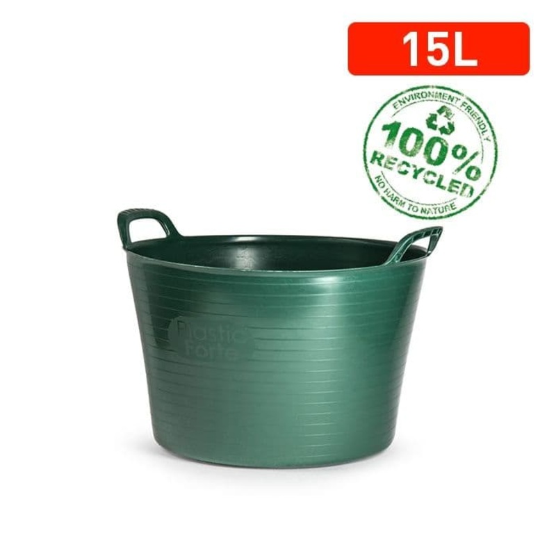 Plasticforte Eco Tub 15L – Green