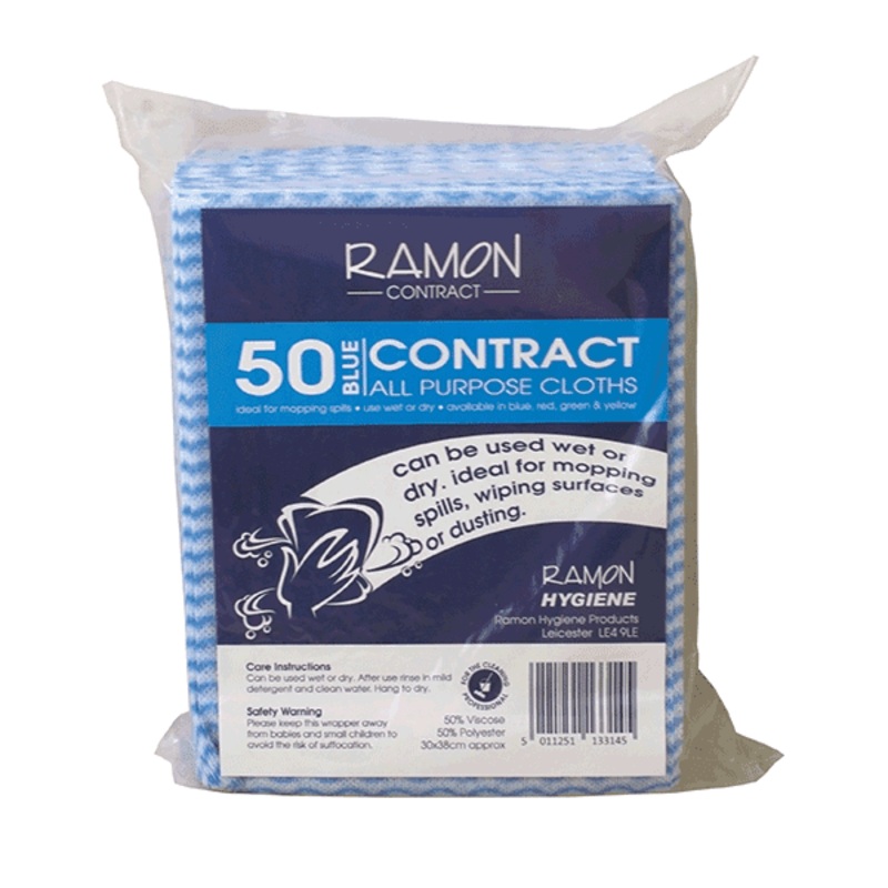 Ramon Contract All Purpose Cloths – Pack 50
