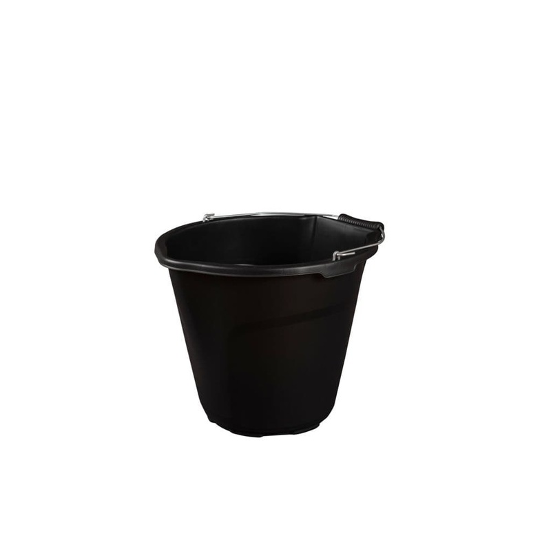 Strata Heavy Duty Pour & Scoop Bucket – 14L Black