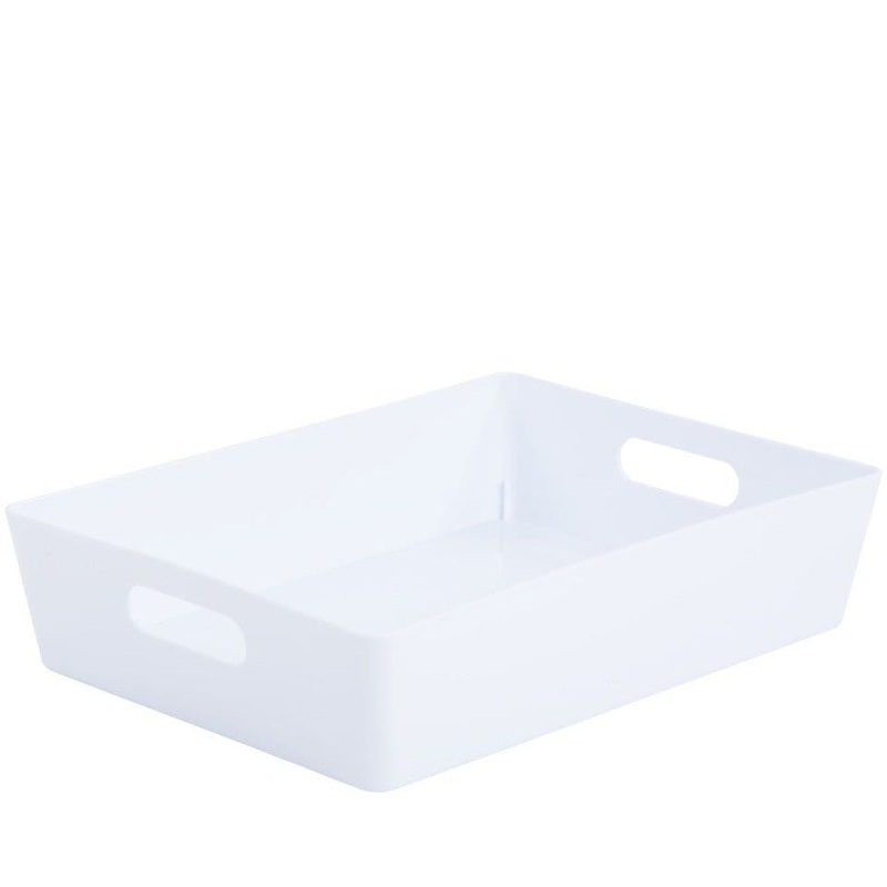 Whatmore Rectangular Studio Box – 26 x 35 x 8cm Ice White
