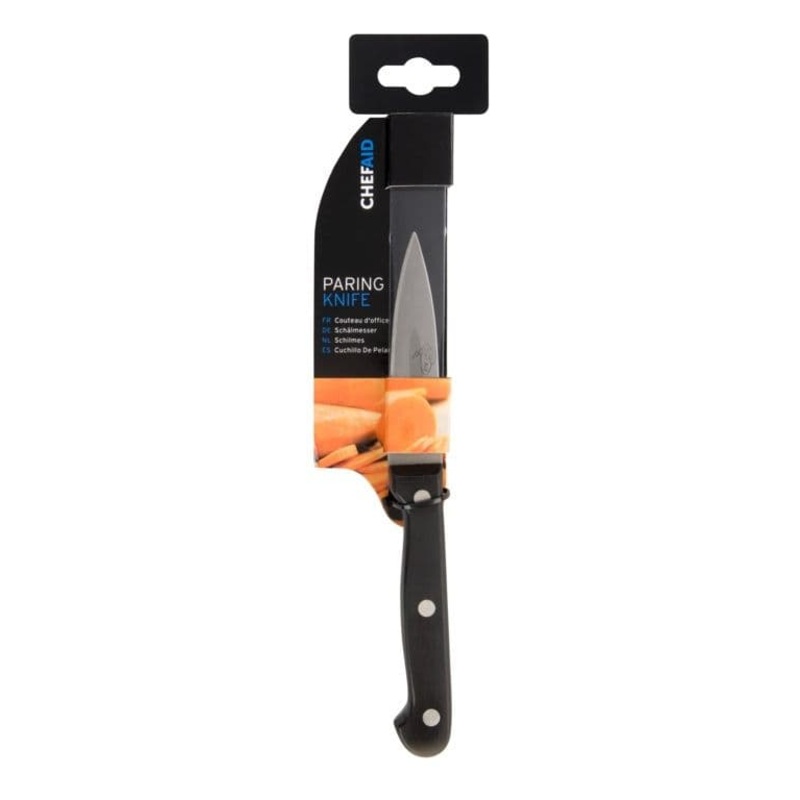 Chef Aid Paring Knife – Black Handle