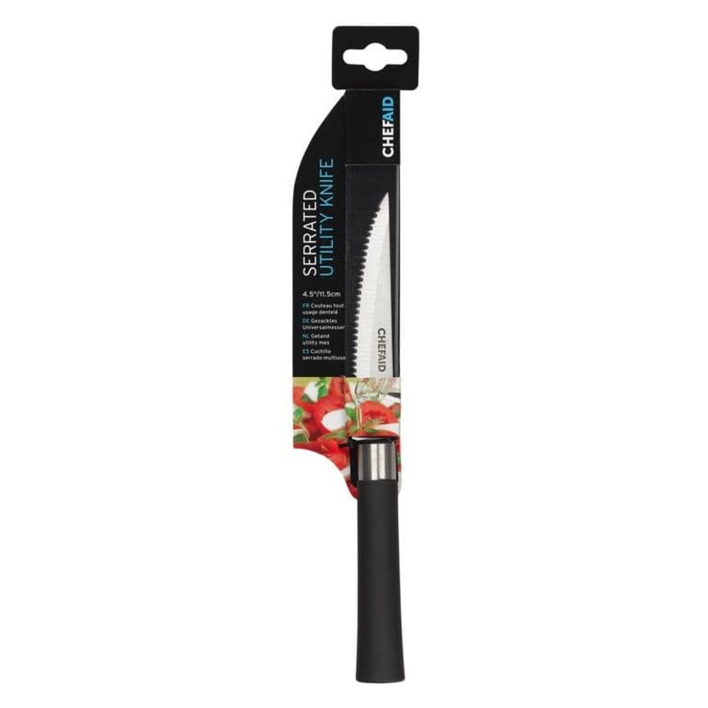 Chef Aid Serrated Utility Knife 4.5 – 11.5cm