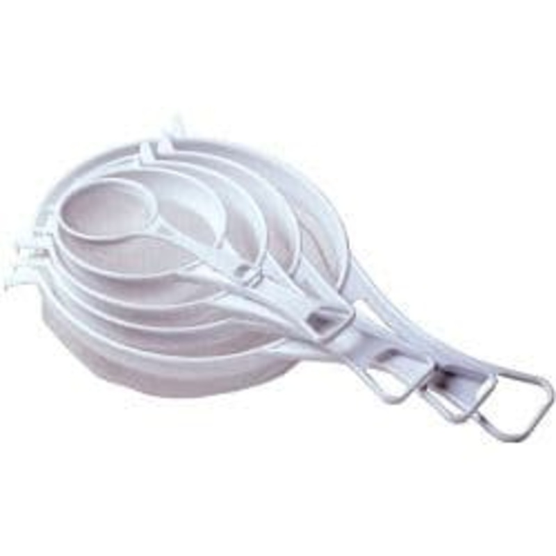 Chef Aid Strainer White Plastic Strainer, Nylon Mesh – 15cm