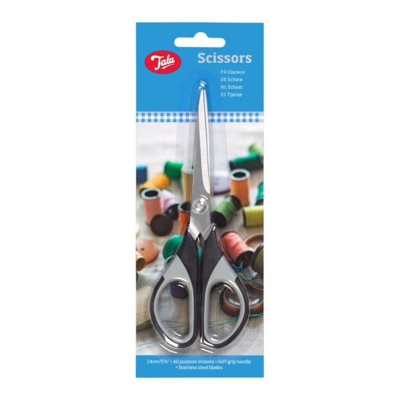Tala Scissors With Soft Grip Handle – 14cm