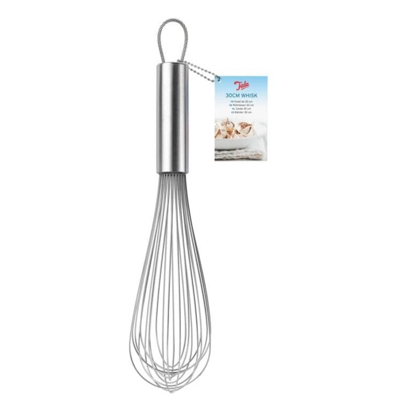 Tala Stainless Steel Eleven Wire Balloon Whisk – 30cm