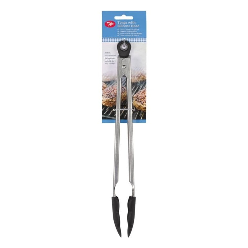 Tala Stainless Steel Tongs With Silicone Head – 30.5cm