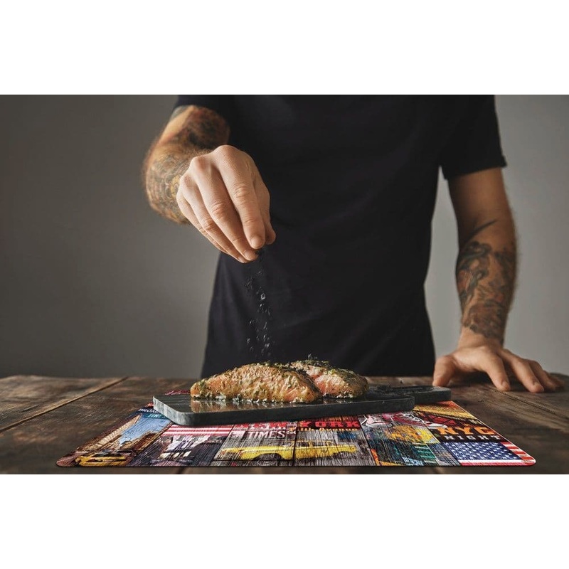 d-c-fix Rio Times Square Wipe Clean Placemat – Pack 30